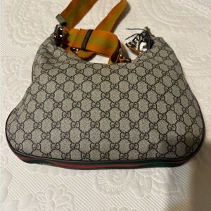 Gucci Attache GG Shoulder Bag with both straps